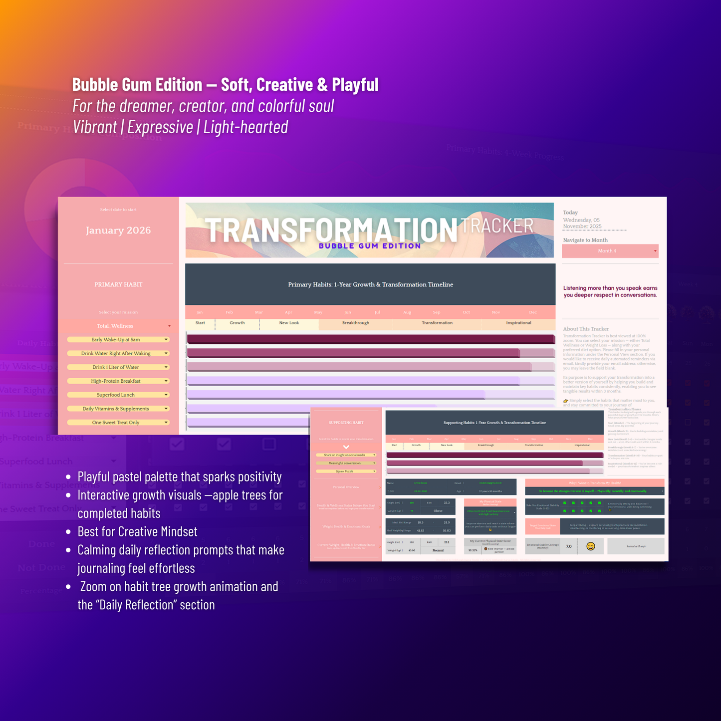 Transformation Tracker – Triple Edition Promo